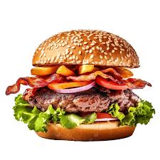 Onion Fried Burger (Chicken or Beef)