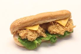 Crispy Chicken Sandwich with Honey Mustard (Baguette)